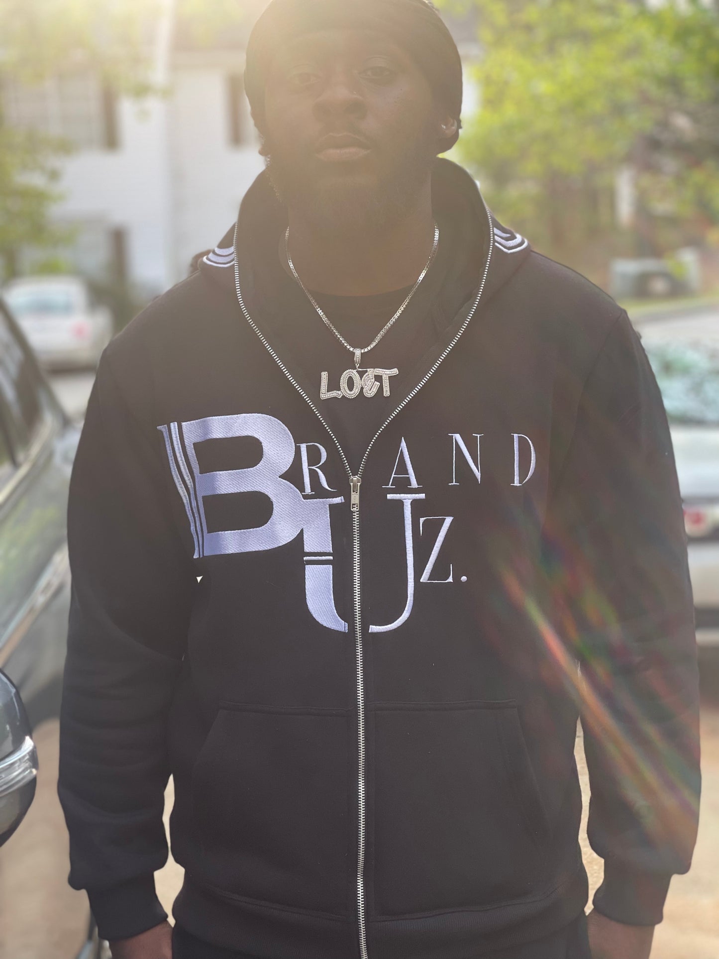 BrandUz Zip All The Way Up Hoodie