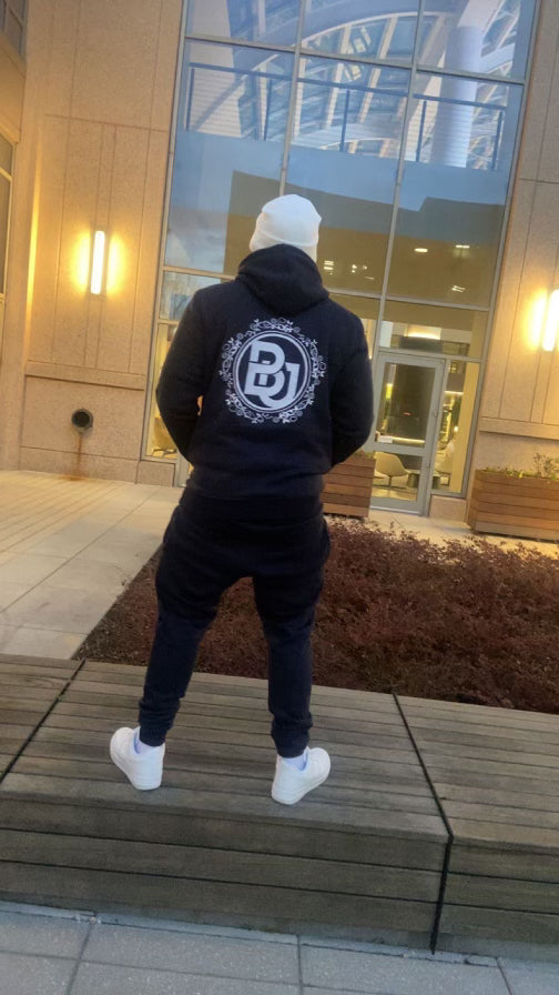 BrandUz Navy Blue Pullover Jogger Set