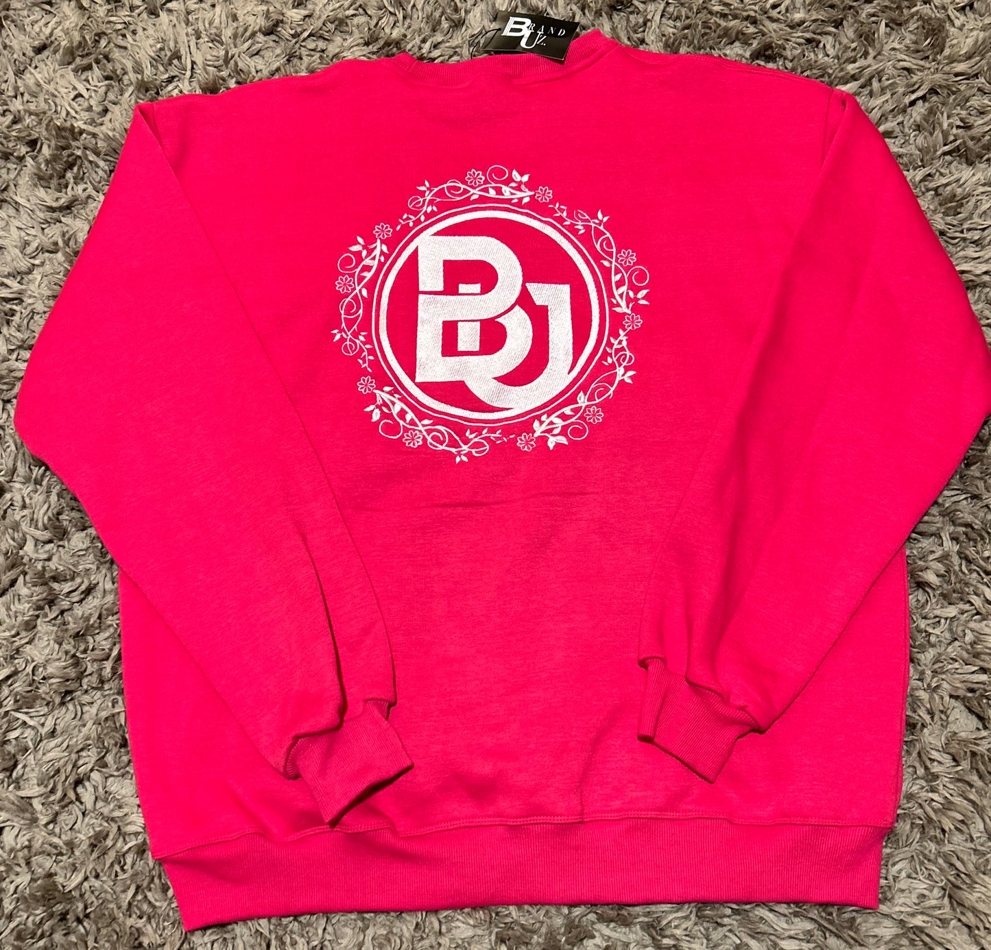 BU OG Pink & White Sweatshirt