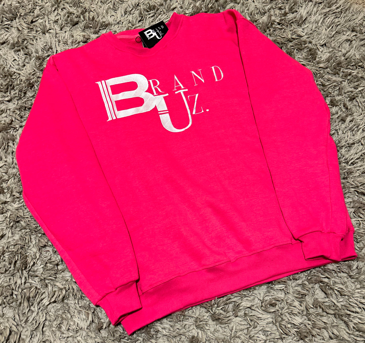 BU OG Pink & White Sweatshirt