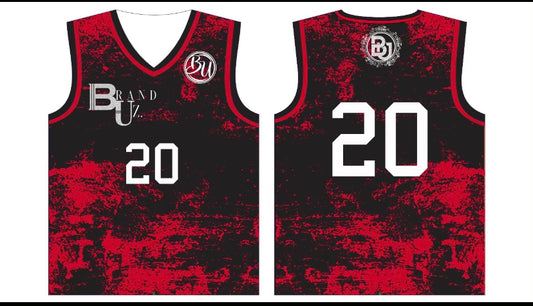 BrandUz BLK & Red Jersey