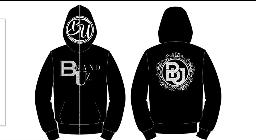 BrandUz Zip All The Way Up Hoodie