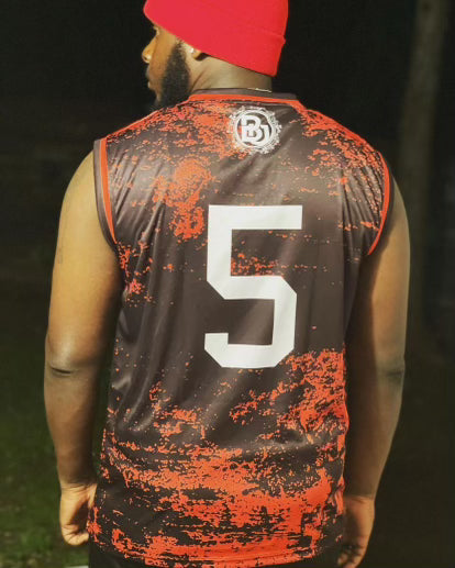 BrandUz BLK & Red Jersey