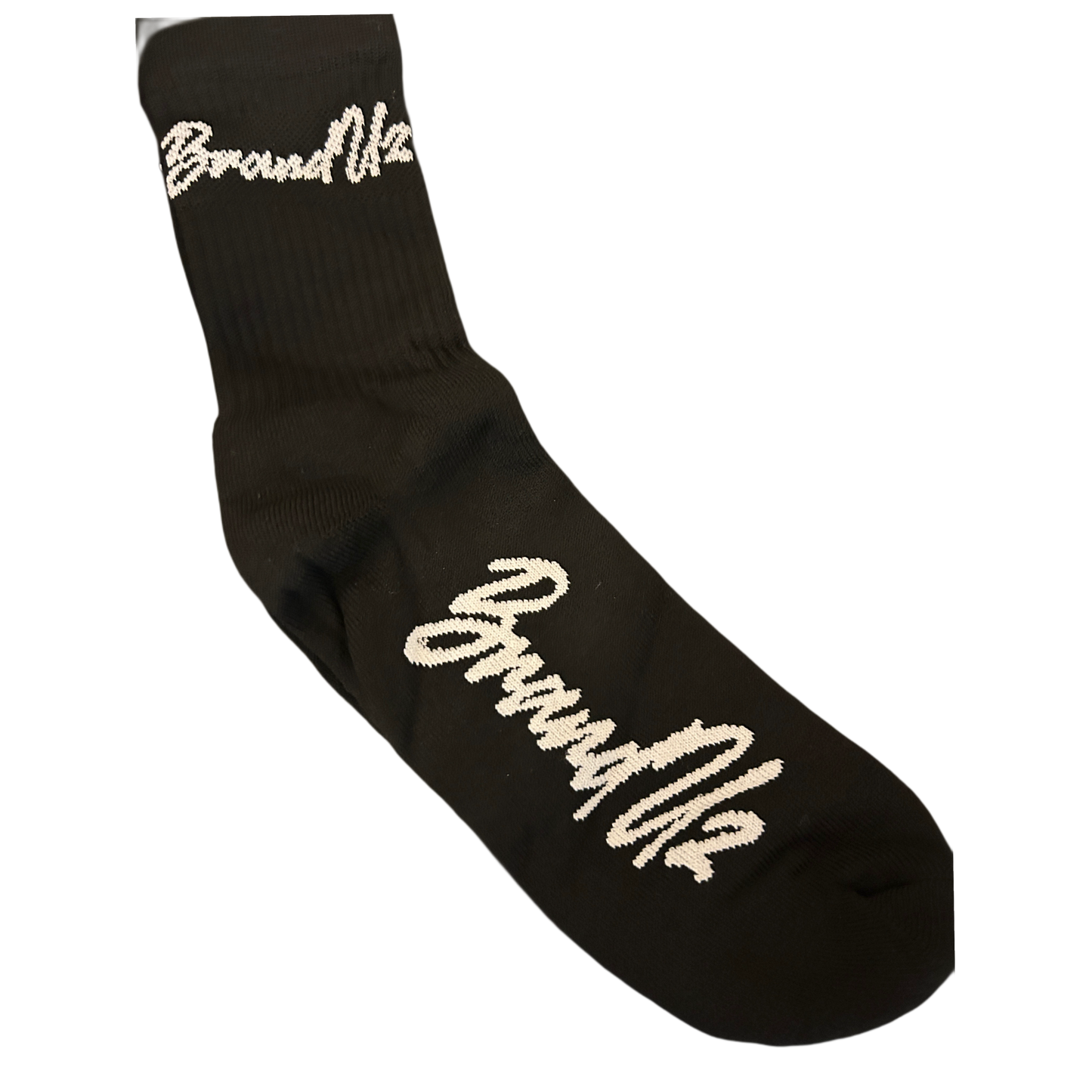 BrandUz Socks BLK & White